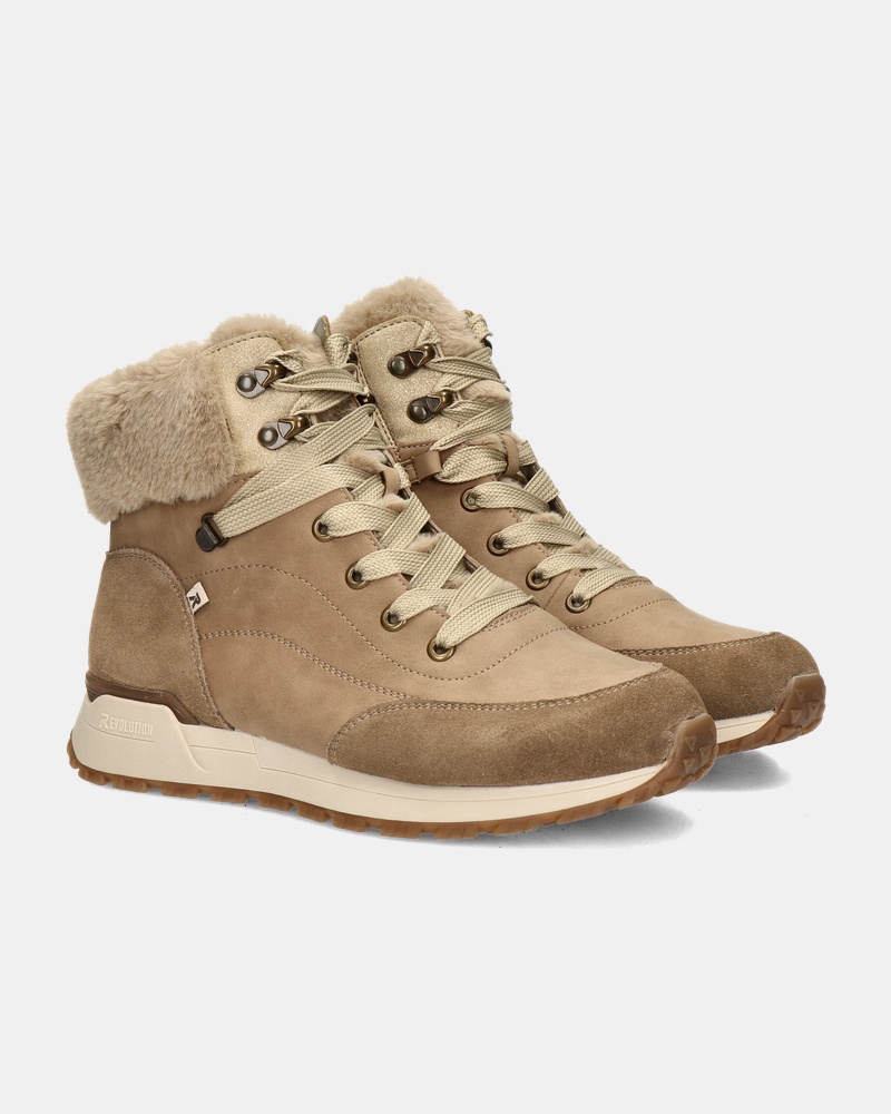 Rieker Veterboots  - beige