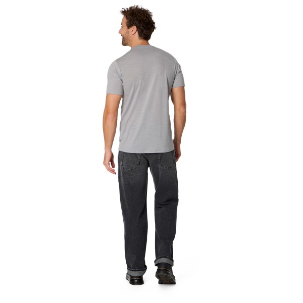 Stoic - Merino155 LaholmSt. Print T-Shirt Lines - Haut en mérinos