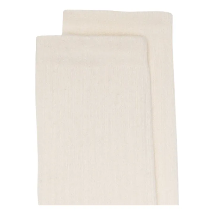 Hemen Biarritz Lot de 2 Chaussettes Coton Bio | Blanc