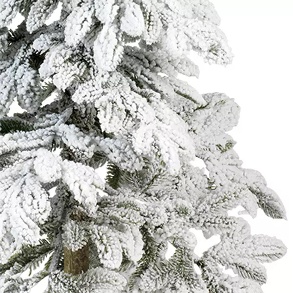 Sapin artificiel de Noël Sierra H180 cm Vert enneigé