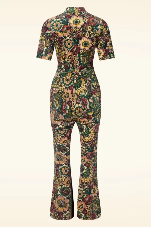 King Louie Garbo Flare Tulsa jumpsuit in multi