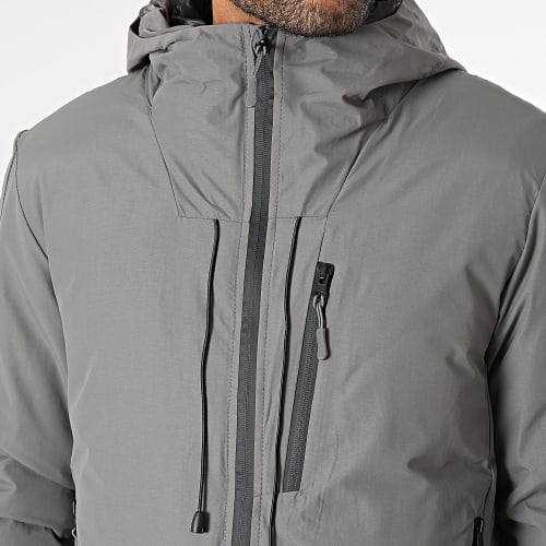 Parka Capuche Gris