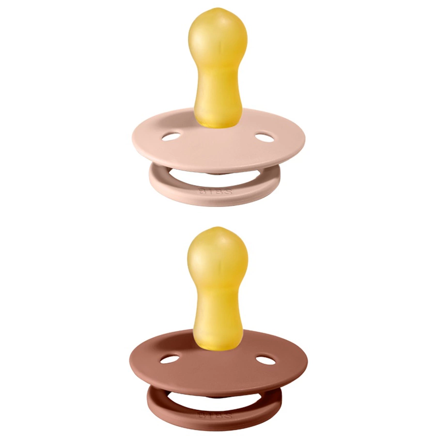 BIBS® Schnuller Colour Blush  Woodchuck 6-18 Monate, 2 Stk.
