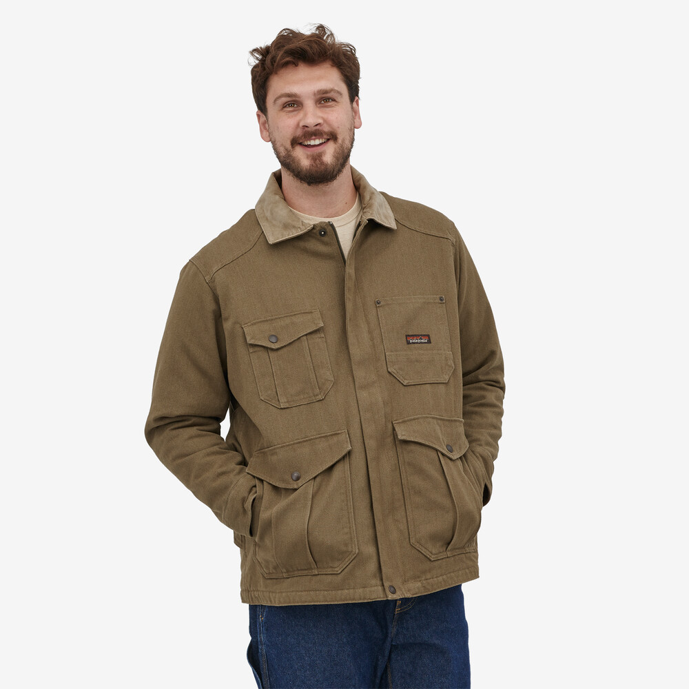 Herren-Scheunenmantel aus Hanf-Canvas von Iron Forge