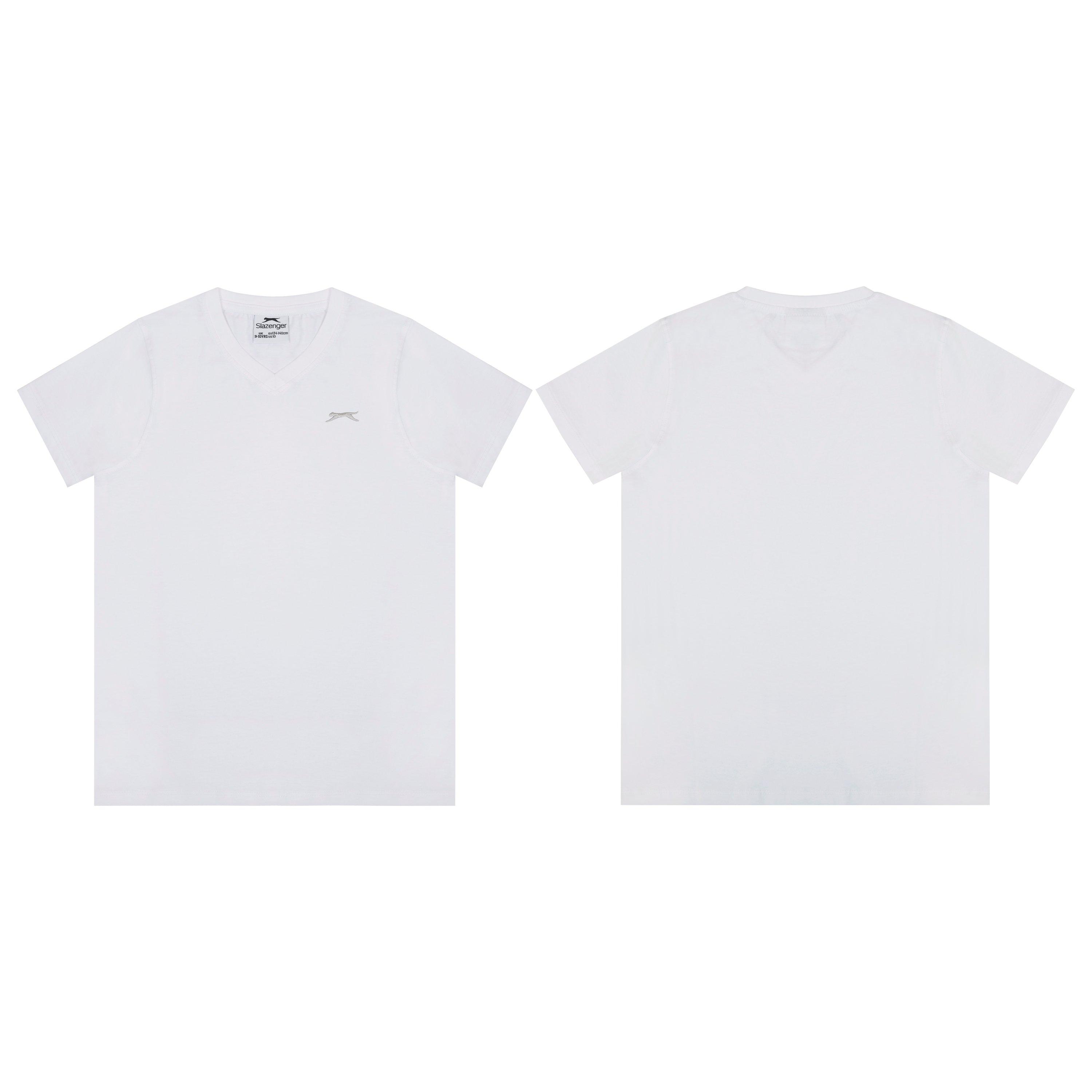 Slazenger V Neck T Shirt Junior Boys
