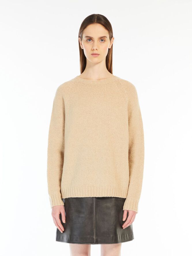 Weekend Max Mara Alpaca Blend Pullover GHIACCI Bordeaux