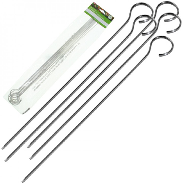 Edelstahl Fleischspieße 30cm, 10er für Küche und Grill