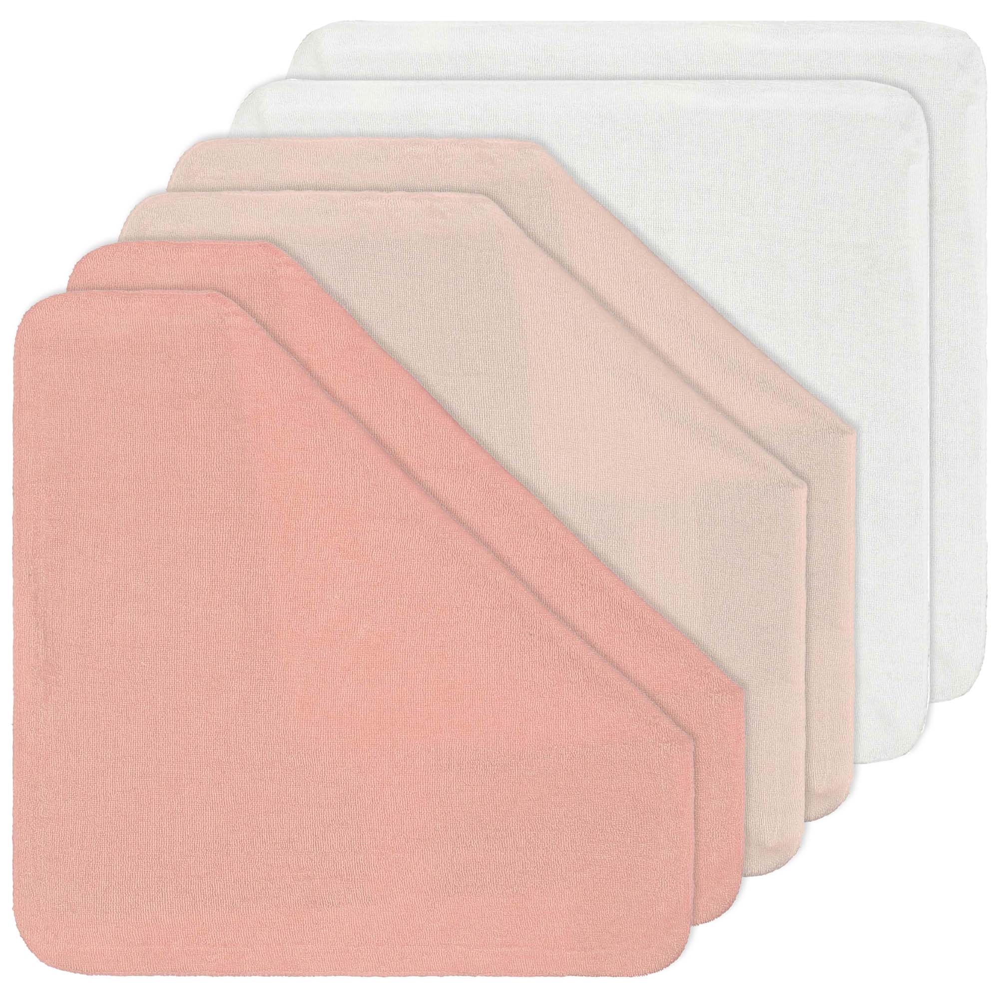 Prénatal monddoekjes badstof 6 stuks  roze