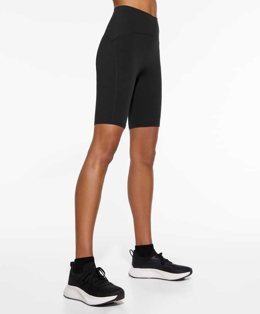 Calça legging básica de compressão para ciclismo, 25 cm