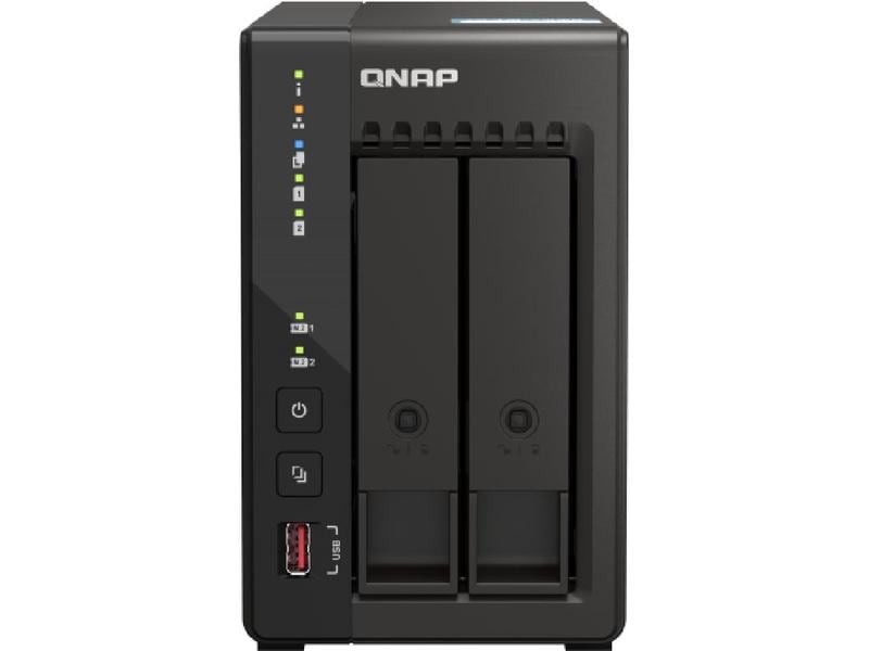 QNAP NAS TS-253E-8G 2-bay NAS mit 2 Laufwerkschächten