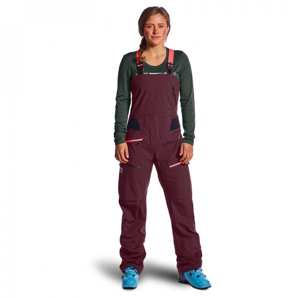 Ortovox - Women's 3L Deep Shell Bib Pants - Pantalon de ski