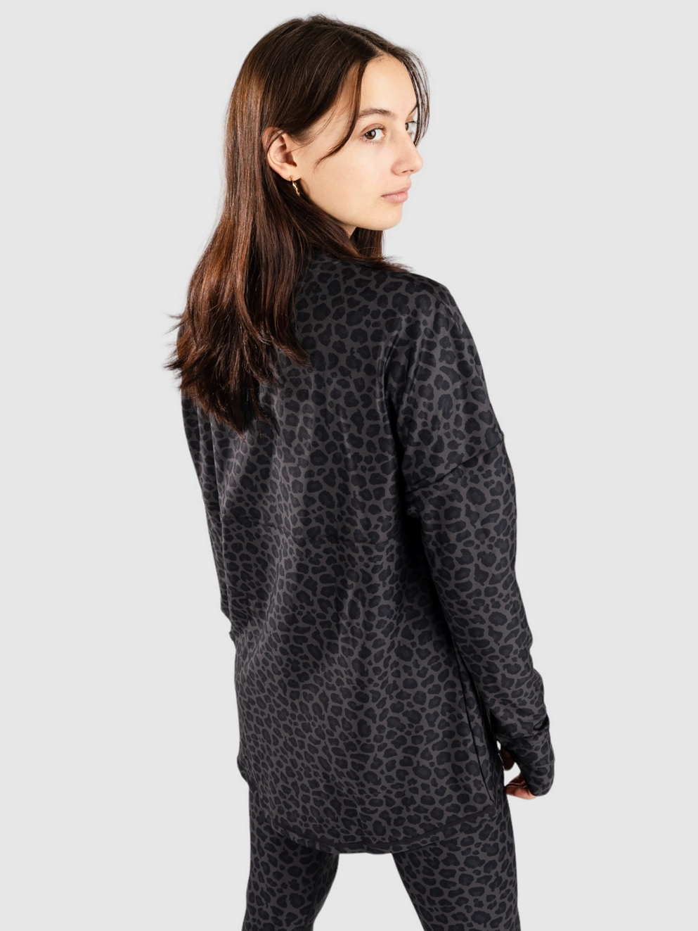 Eivy Venture Top Base Layer Top black leopard