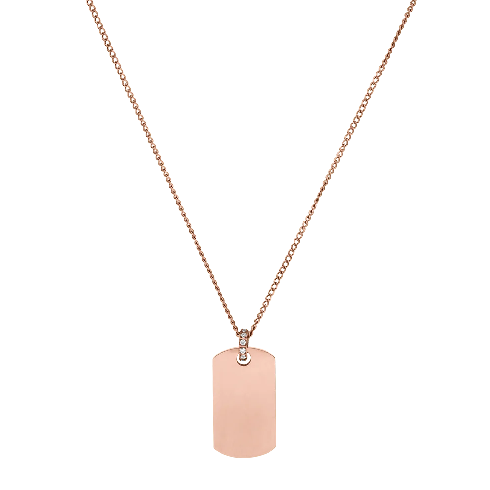 Plate Charm Kette - PURELEI