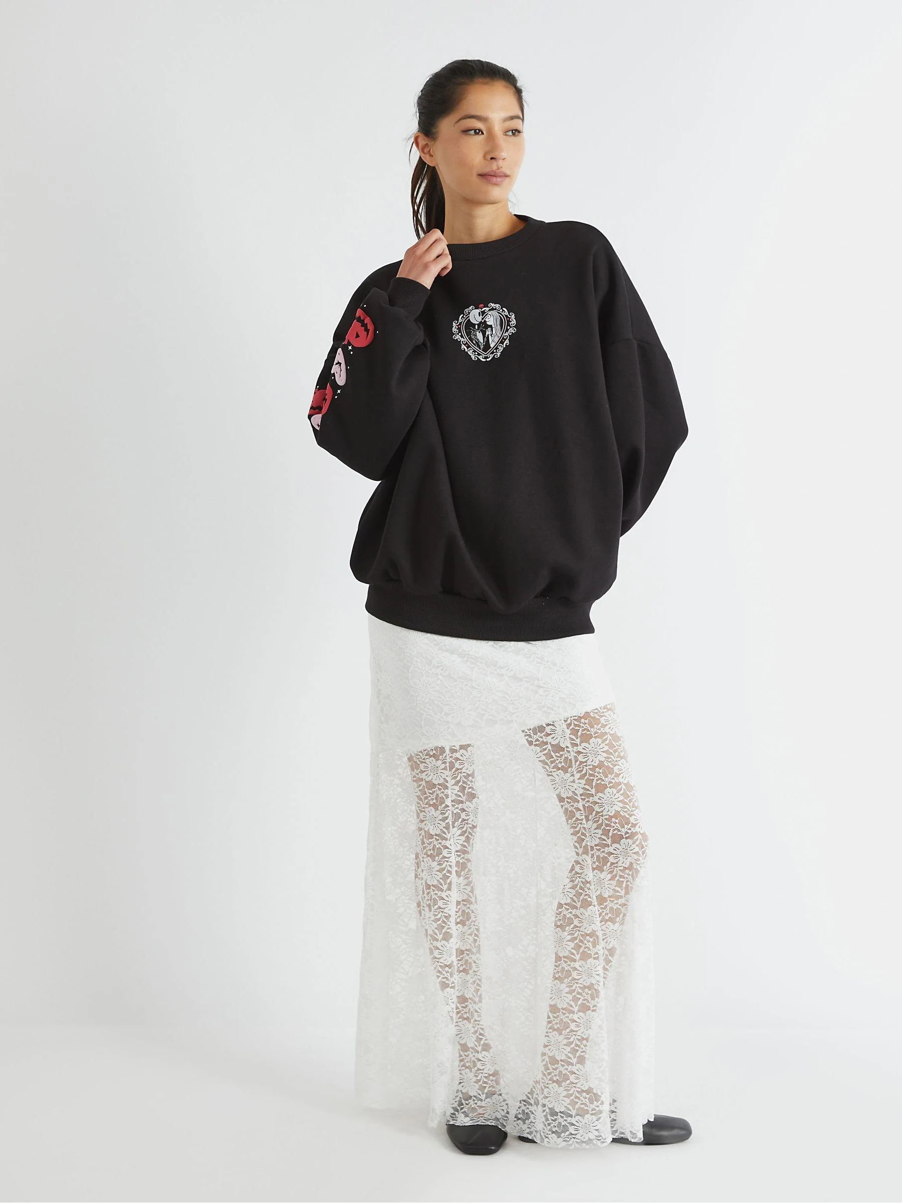 Skinnydip Disney The Nightmare Before Christmas Lovers-sweatshirt