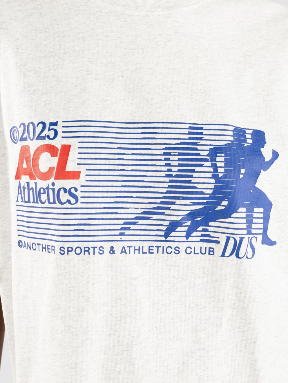 Another Cotton Lab Athletics Oversized T-Shirt ash grey