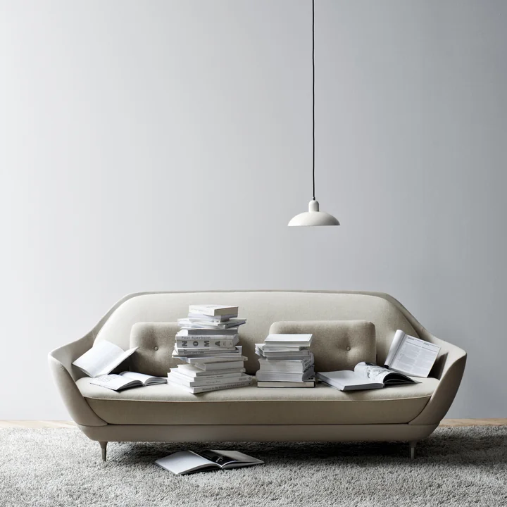 Fritz Hansen - KAISER idell 6631-P Pendelleuchte, olivgrün / Chrom