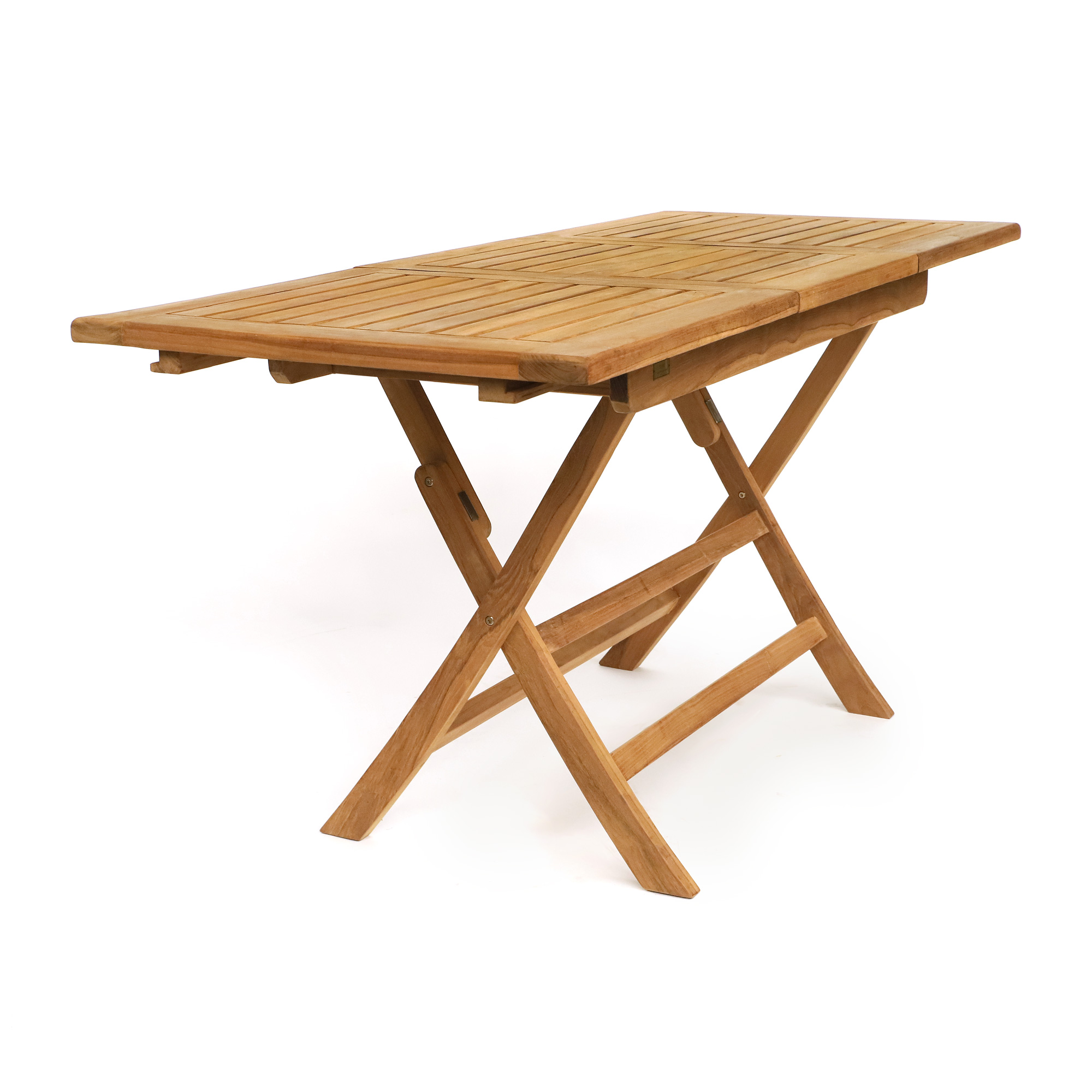 Klapp- & Auszieh-Gartentisch 'Stavanger', Teak natur, B 120 / 170 cm, L 70 cm, H 75 cm günstig bestellen