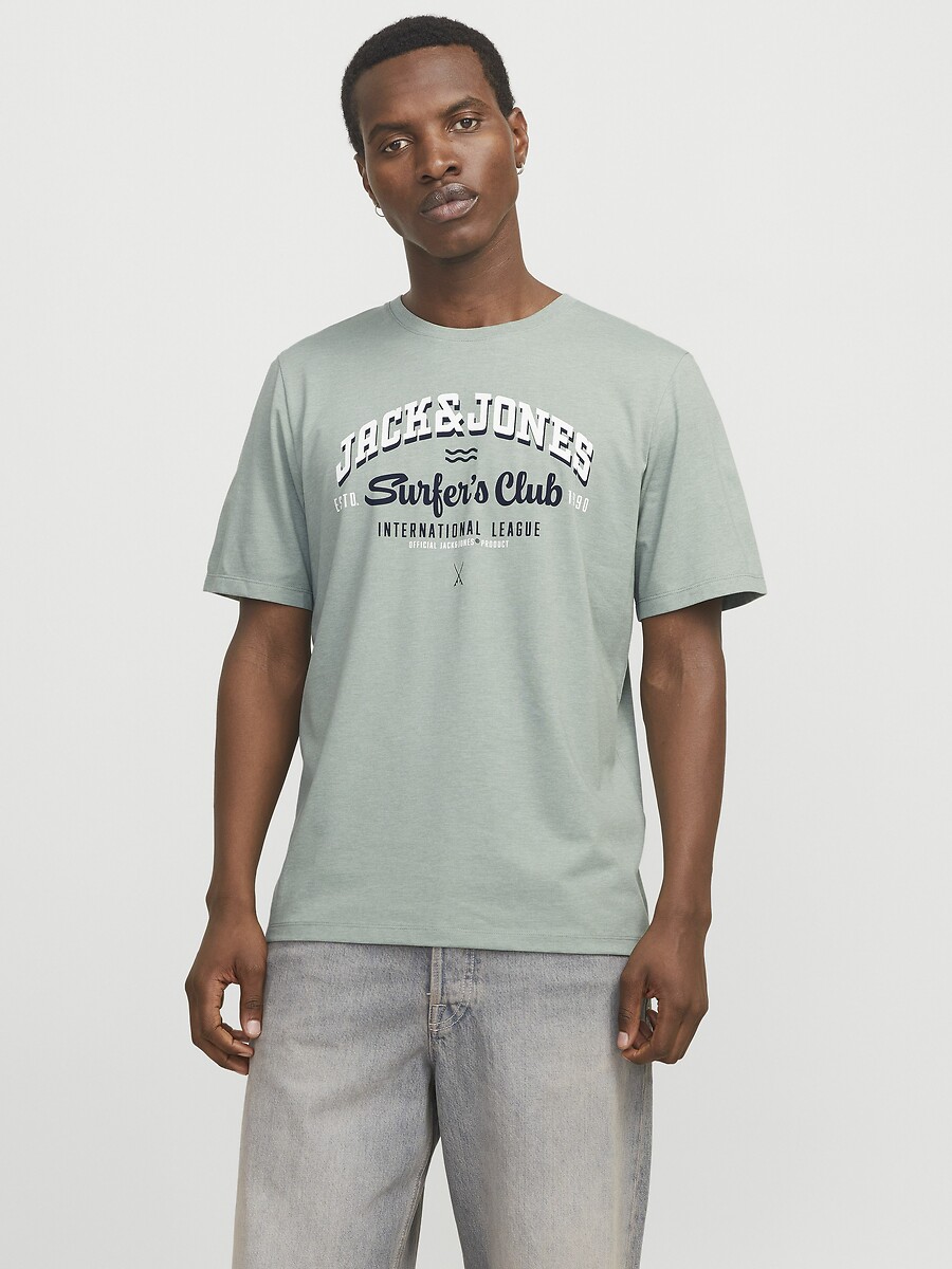 JACK & JONES<br>Camiseta reta com logotipo