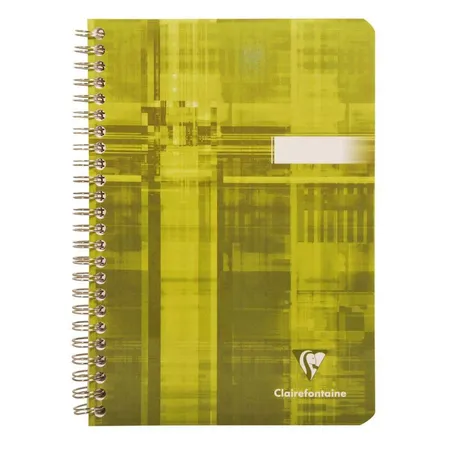 Clairefontaine Spiralbuch liniert, A5, 90 Blatt, sortiert