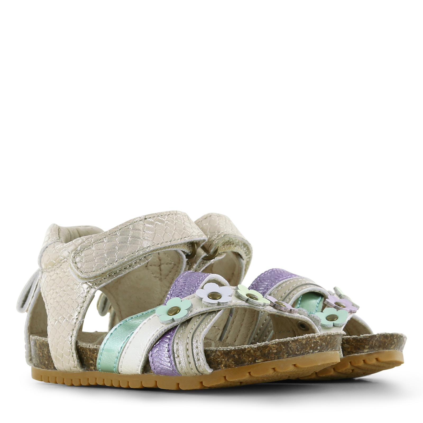 Shoesme metallic gouden sandaal Metallic, Microfiber leer | Meisjes schoene
