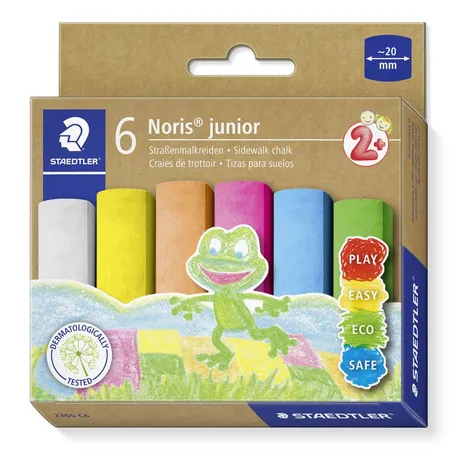 STAEDTLER® Noris® junior 2365 Straßenmalkreide, 6St
