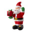 Stor oppblåsbar nisse med LED-belysning 240 cm