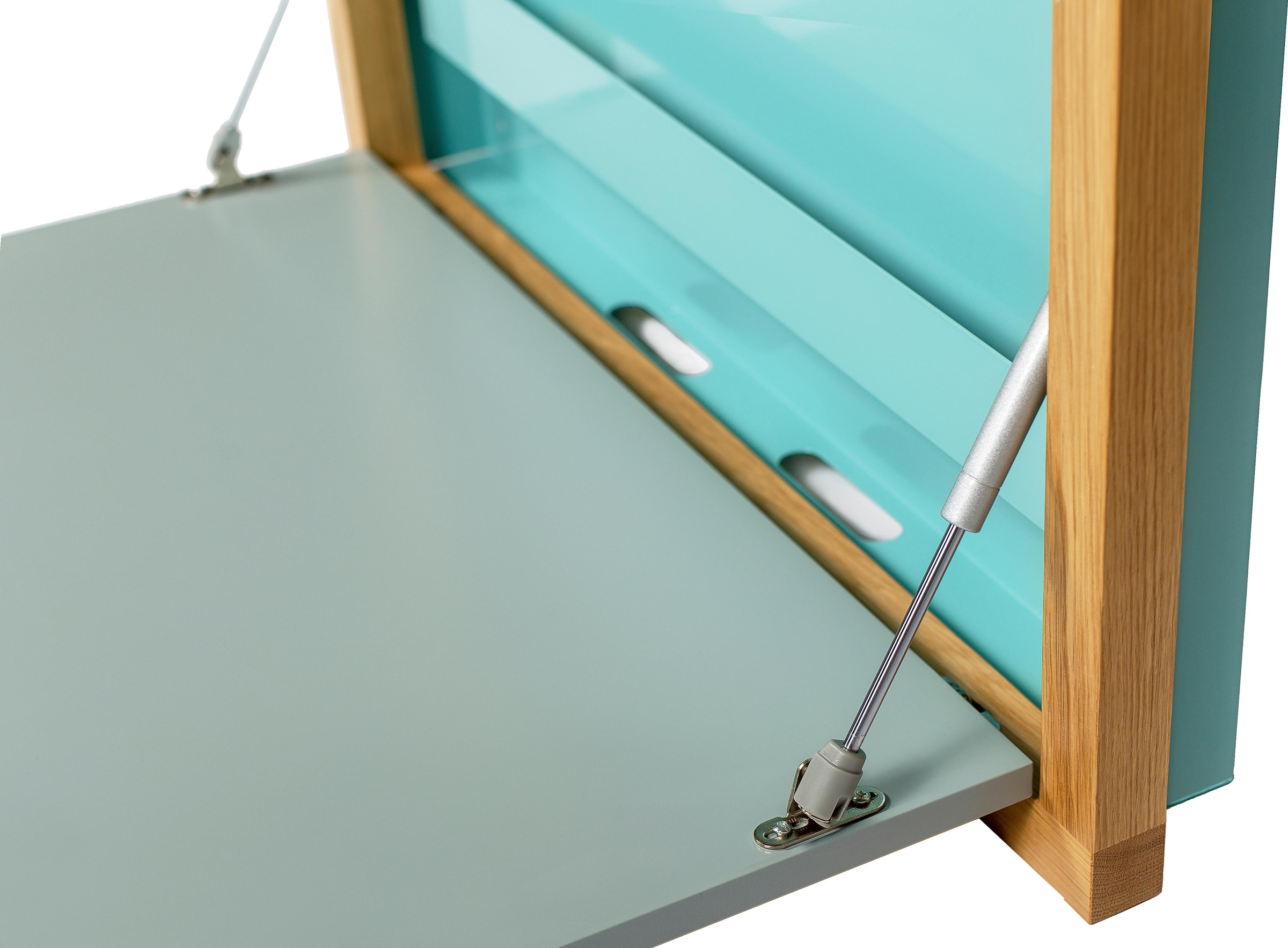 Woodman Klapptisch »Brenta« zum aufklappen, platzsparend, Rahmen aus massiver Eiche, FSC®