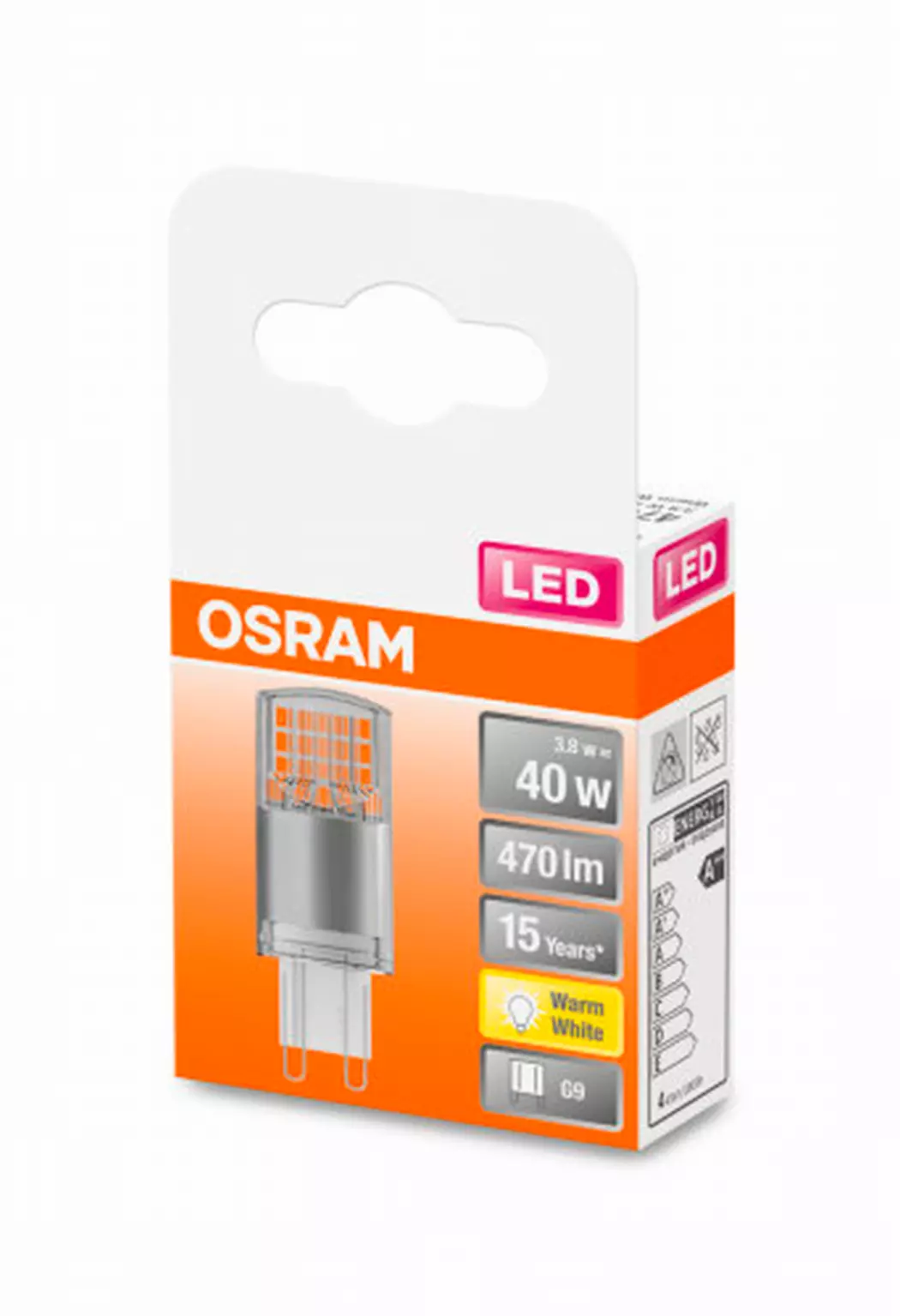 LED Stiftsockellampe G9/4,2 Watt/Energie E