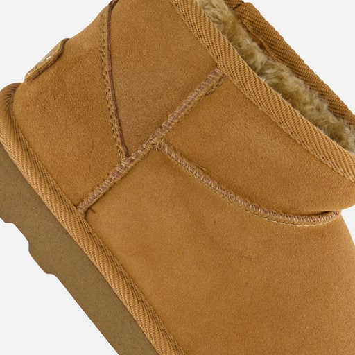 S.Oliver Gevoerde boots cognac Suede