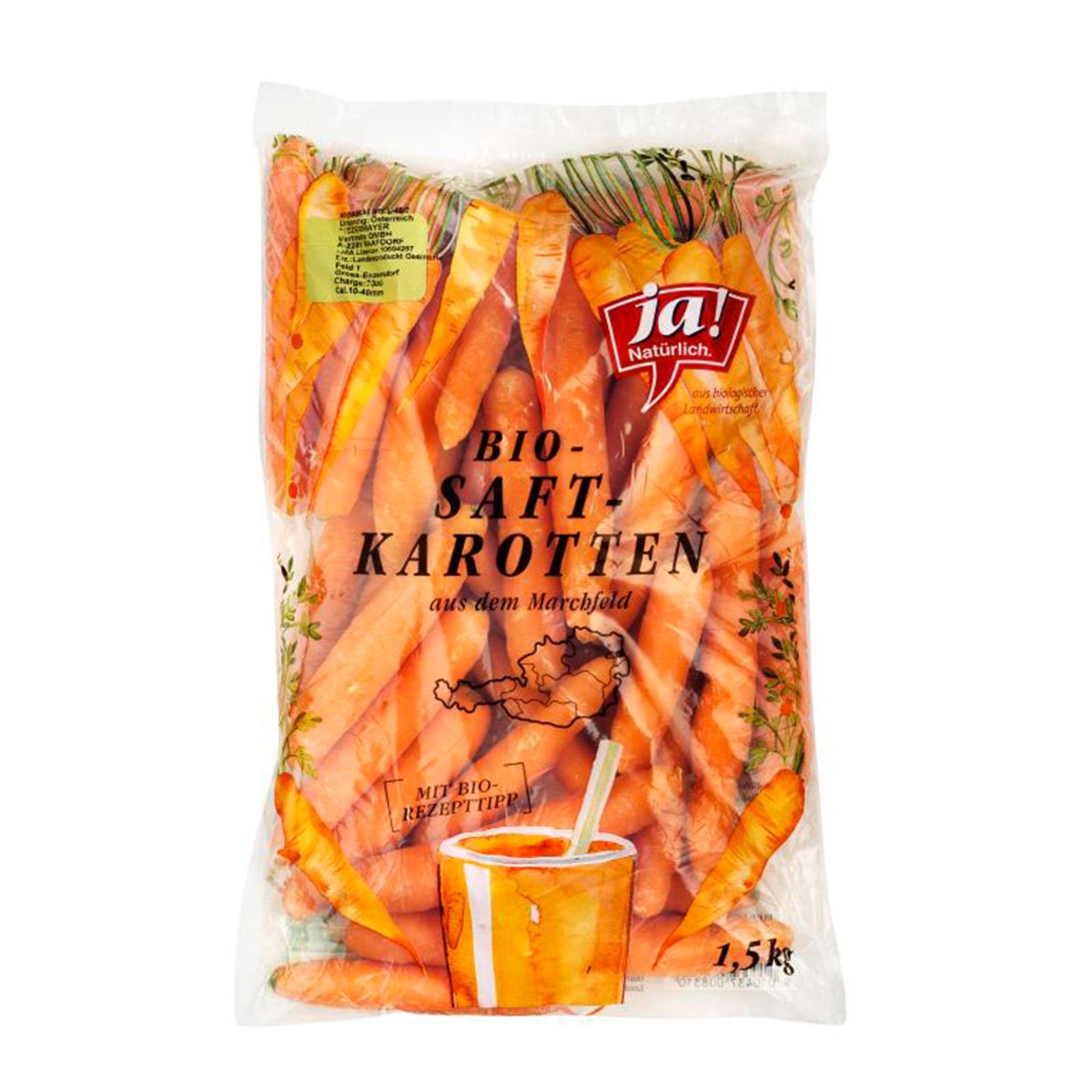 Ja! Natürlich Bio Saftkarotten