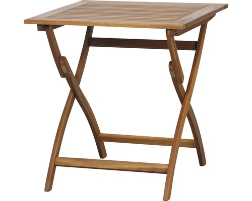Klaptafel Siena Garden acacia 70x70x74 cm bruin