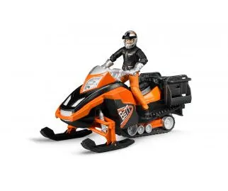 Bruder Snowmobil with driver and accessories toy