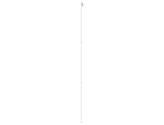 VIDAXL - Porte verre Porte coulissante blanc 90x205 cm verre trempé aluminium