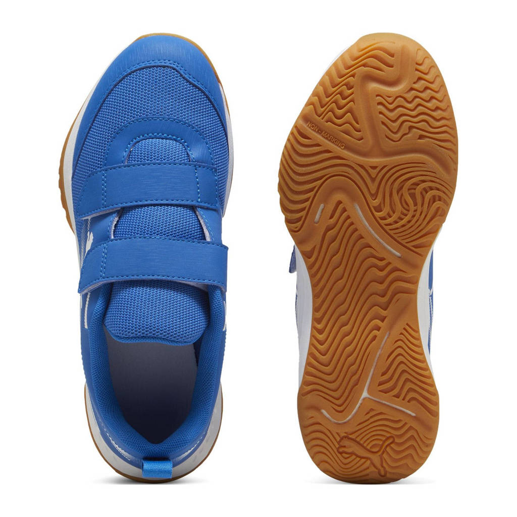 Puma Varion II V Jrzaalsportschoenen kobaltblauw/wit