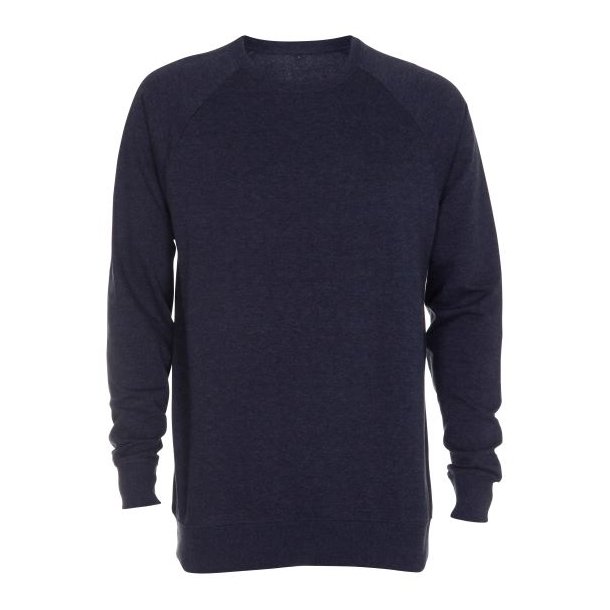ST706 Miami crew neck Blå melang
