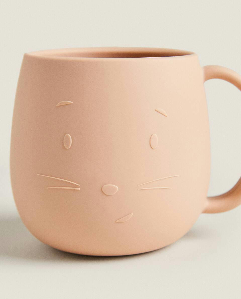 CANECA DE SILICONE EM FORMATO DE RATO
