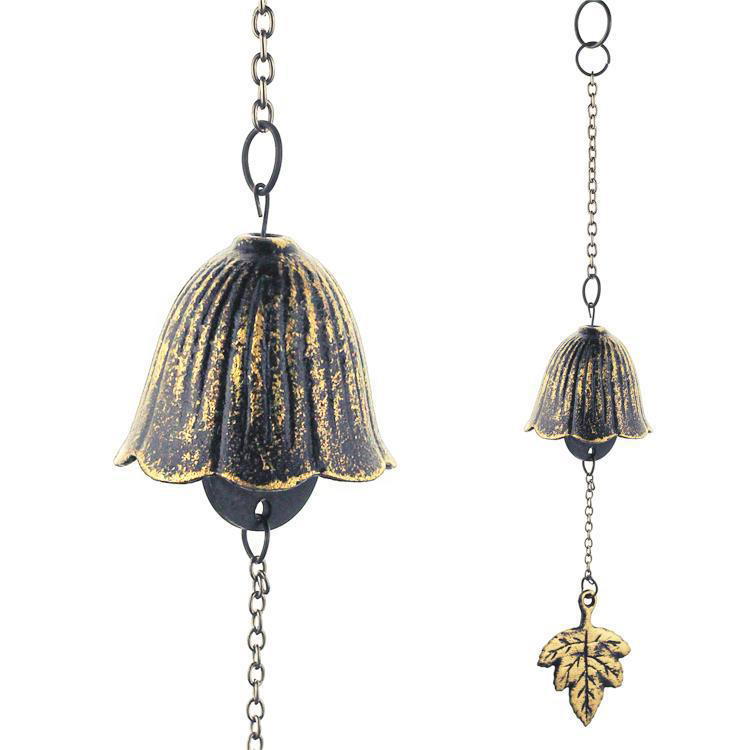 Windspiel Outdoor Retro Accessoire Garten Deko Traditionelle Japanische Glocke -