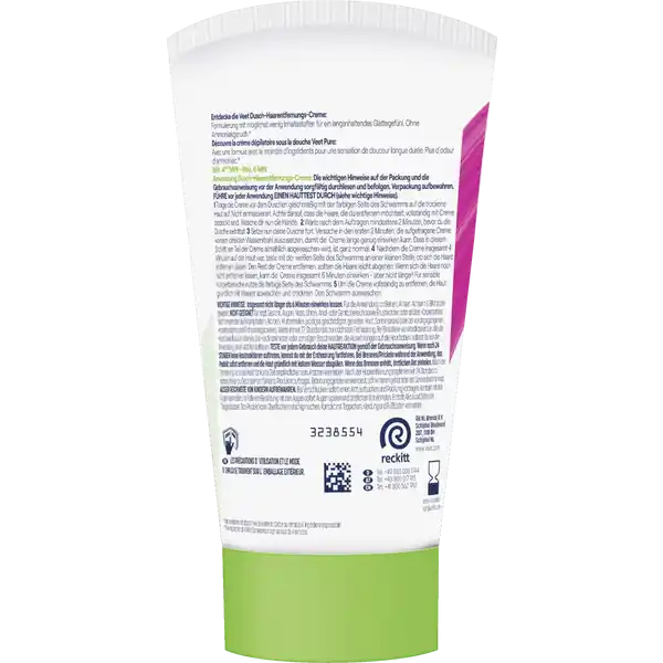 Dusch-Haarentfernungs-Creme trockene Haut