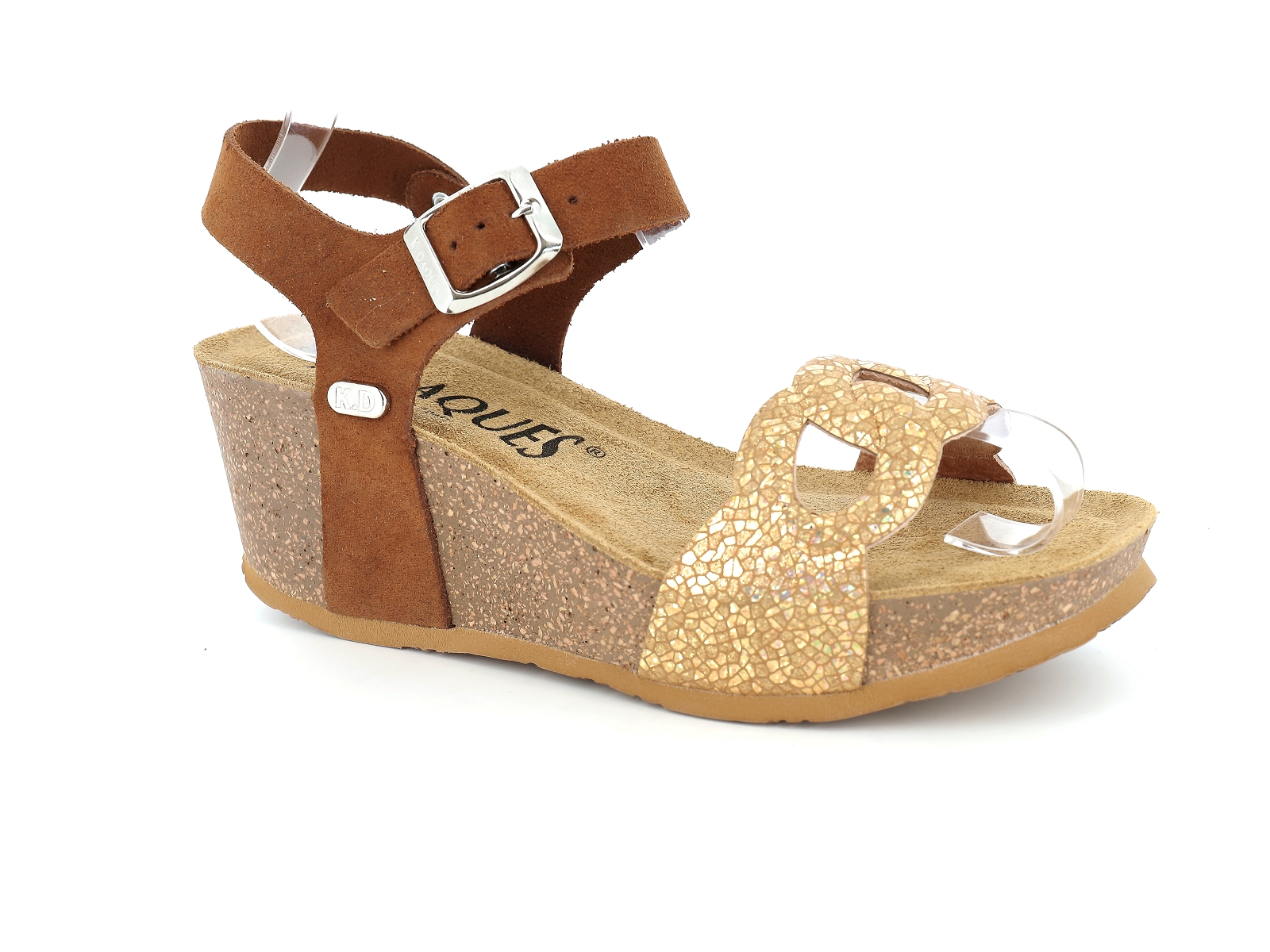 K. daques-ASPA Cuir Miel or