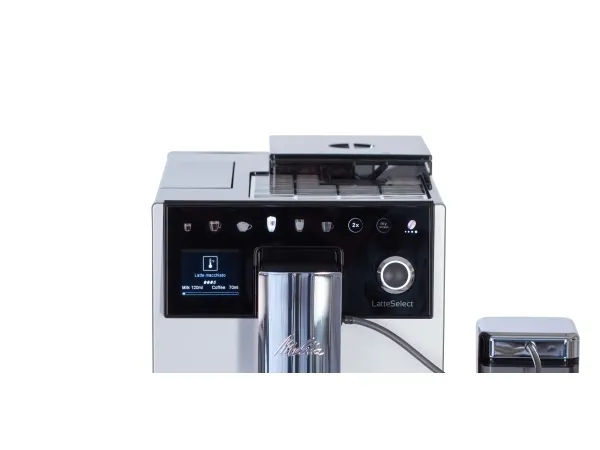 Melitta F63/0-201, Espressomaskine, 1,8 L, Kaffebønner, Indbygget kværn, 1400 W, Sølv