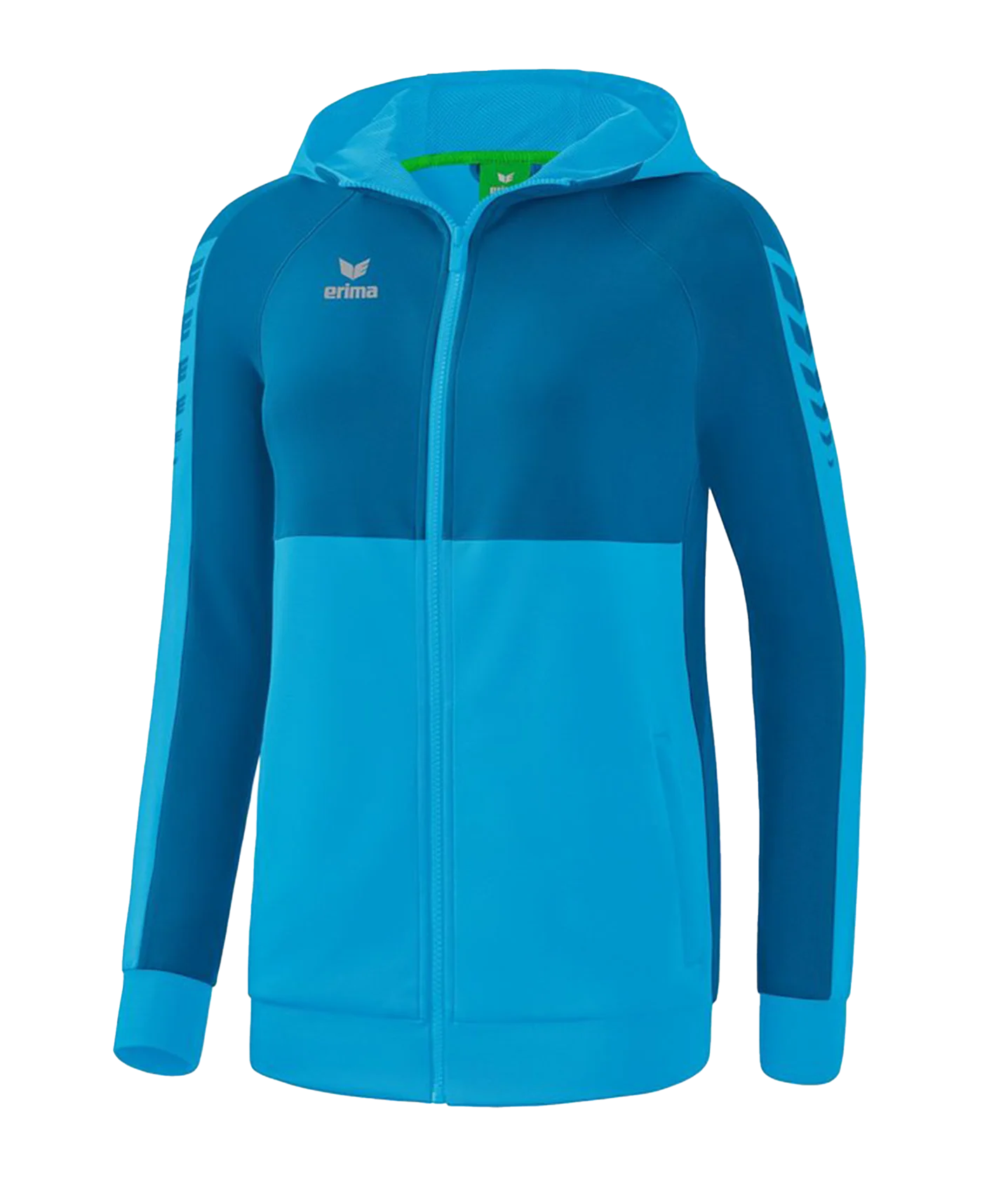 Erima Six Wings Kapuzenjacke Damen Hellblau