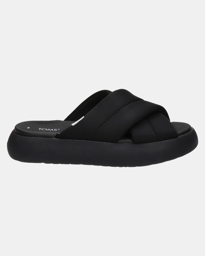 Toms Alpargata Mallow Slippers  - zwart