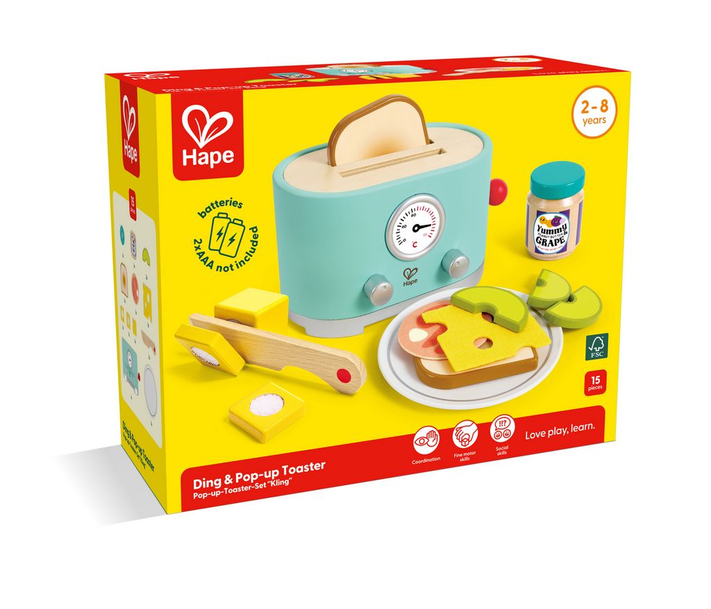 Hape Pop-up-Toaster-Set Kling