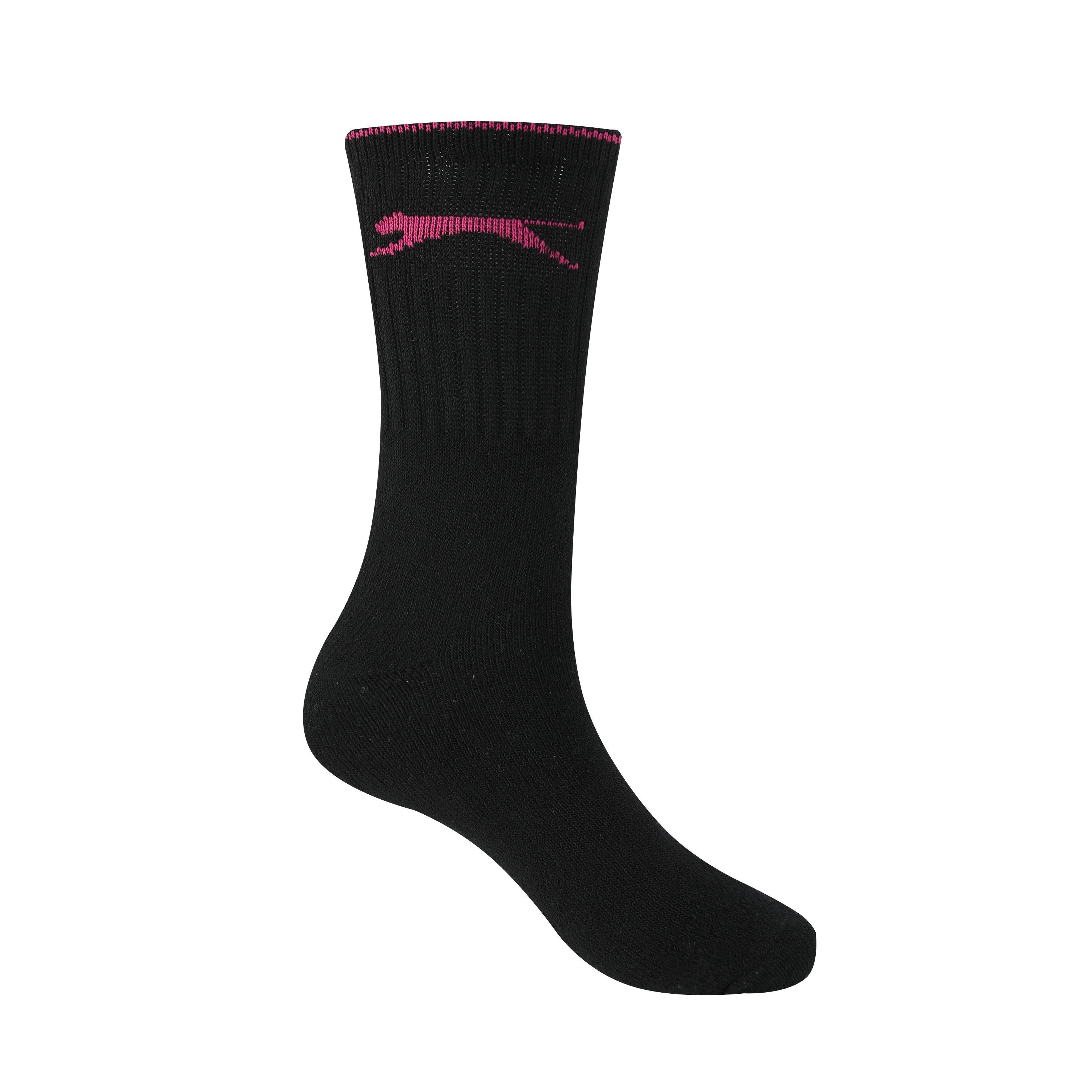 Slazenger 5 Pack Crew Socks Ladies