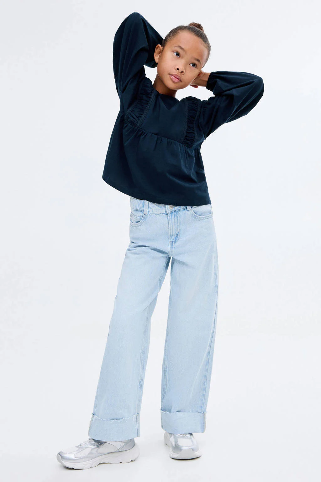 Mango Kids blousetop marine