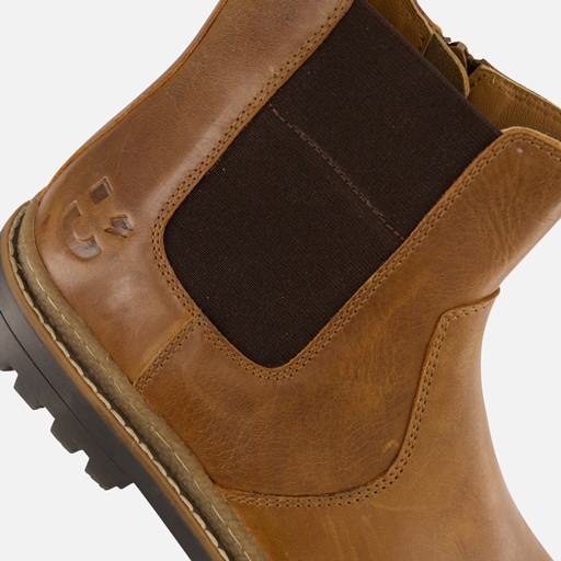 Muyters Chelsea boots cognac Leer