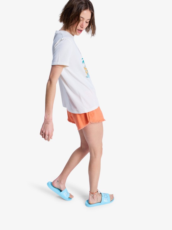 Oceanregular Poster T-Shirt à manches courtes Blanc Femme