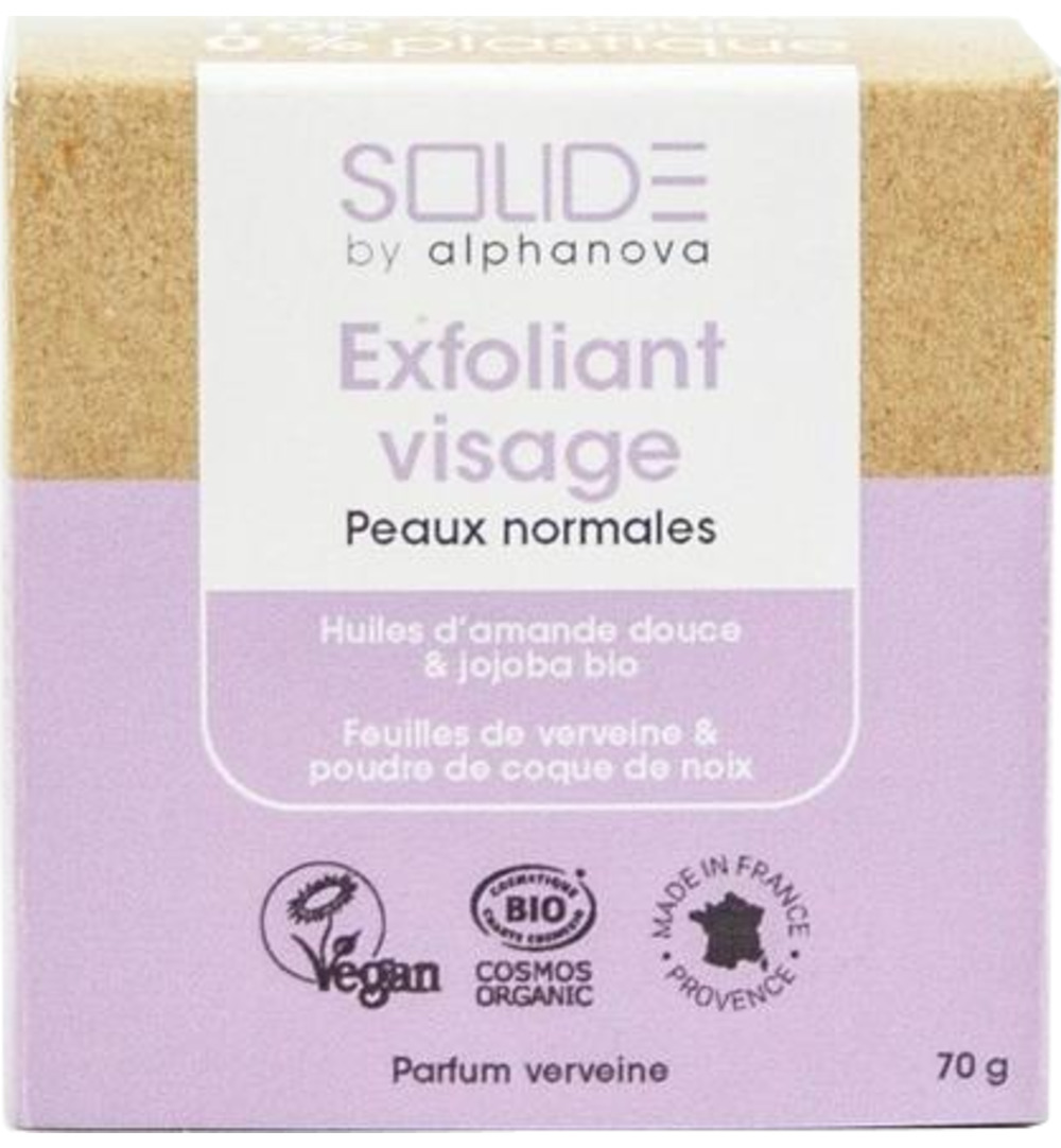 Alphanova Solide Exfoliating scrub blok (70 gr)