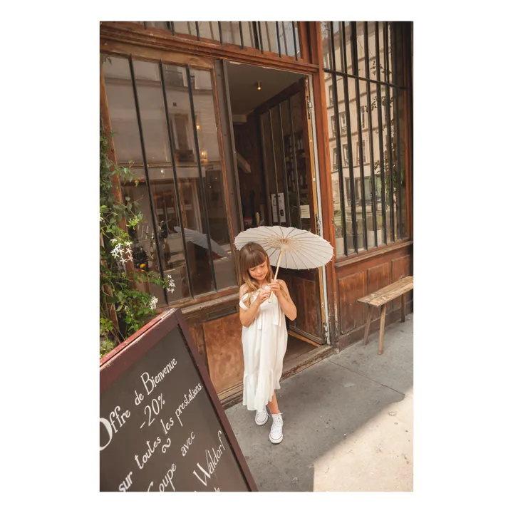 Louis Louise Robe Rosalia Voile de Coton | Ecru
