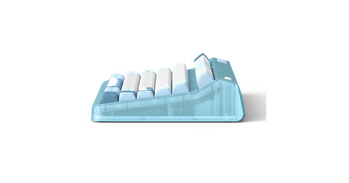 IqunixOG80 Wintertide Wireless Mechanical Keyboard, gaming toetsenbord  (Lichtblauw, US lay-out, IQUNIX Moonstone, RGB leds, 80% (TKL), Hot-swappable, PBT, 2.4GHz | Bluetooth 5.1 | USB-C)